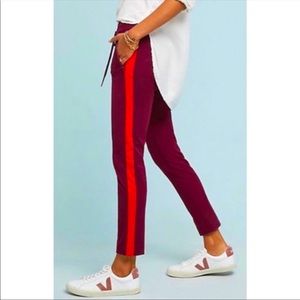 Anthropologie The essential slim pants ,size 4, color wine ,